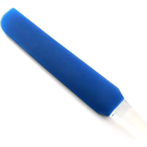 Norpro Silicone Jar/Icing Spatula, Blue, 10.5in/26.5cm, Narrow Spatula - Picture 2 of 4